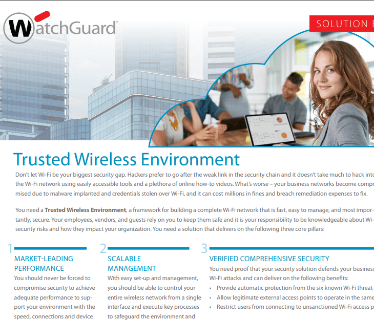 WatchGuard Secure Wi-Fi