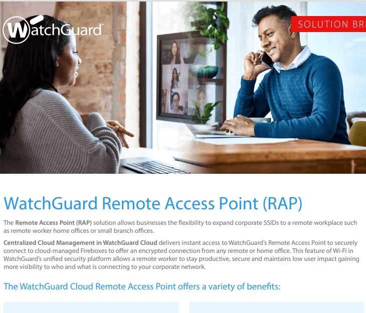 Remote Access Point (RAP) Solution